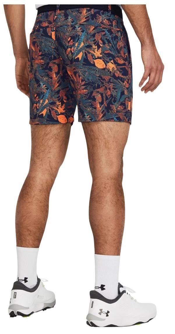 Under Armour Iso-Chill Printed 7 pantaloncini da uomo, midnight navy/photon blue/halo gray