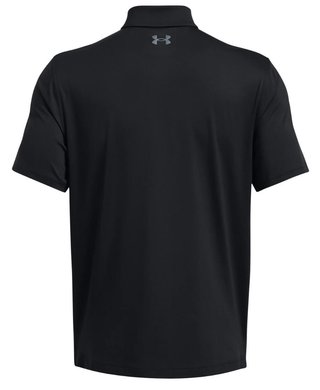 Under Armour T2G polo uomo, nero/grigio scuro