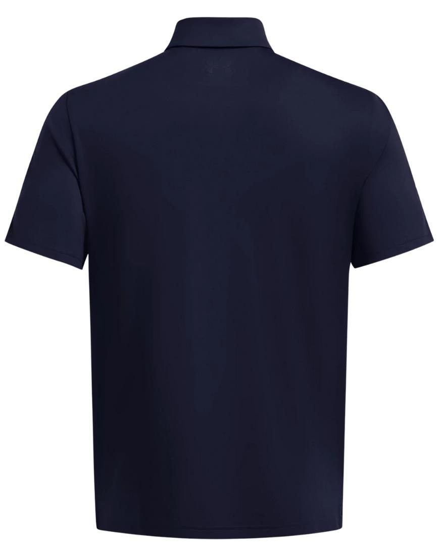 Under Armour Playoff 3.0 Striker polo uomo, midnight navy/phoenix fire/white