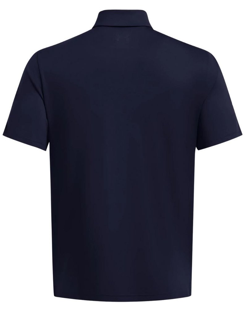 Under Armour Playoff 3.0 Striker polo uomo, midnight navy/phoenix fire/white