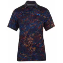 Under Armour Playoff 3.0 Printed polo uomo, midnight navy/phoenix