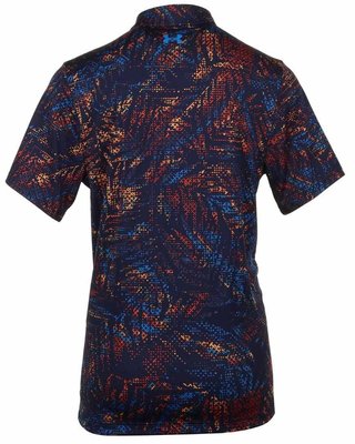 Under Armour Playoff 3.0 Printed polo uomo, midnight navy/phoenix