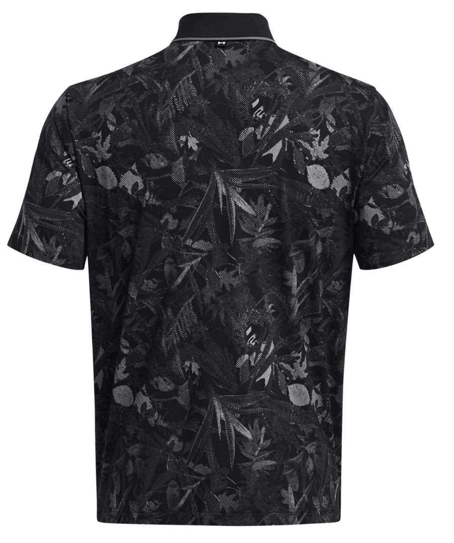 Under Armour Iso-Chill Edge polo da uomo, nero/grigio scuro
