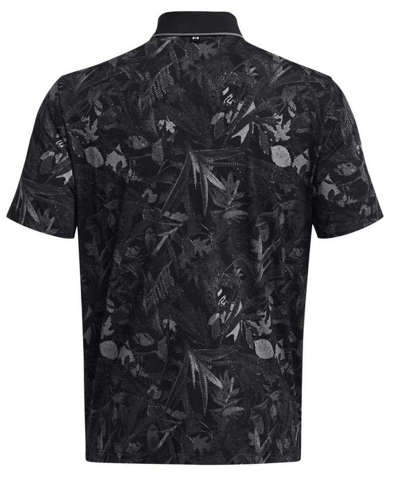 Under Armour Iso-Chill Edge polo da uomo, nero/grigio scuro