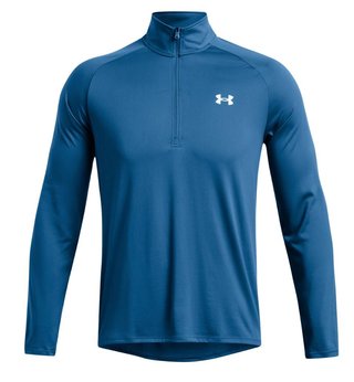 Under Armour Tech 2.0 1/2 Zip maglia a maniche lunghe da uomo, photon blue/white