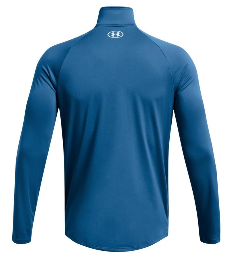 Under Armour Tech 2.0 1/2 Zip maglia a maniche lunghe da uomo, photon blue/white