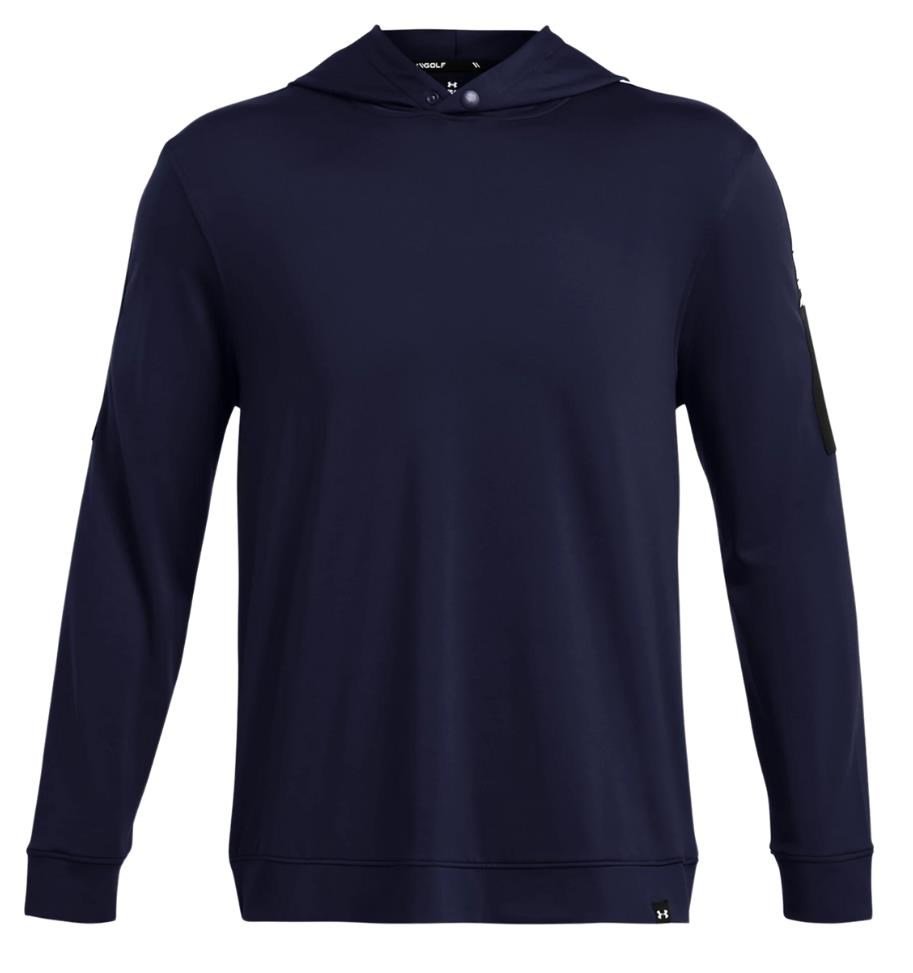 Under Armour Playoff felpa con cappuccio da uomo, midnight navy/black/white
