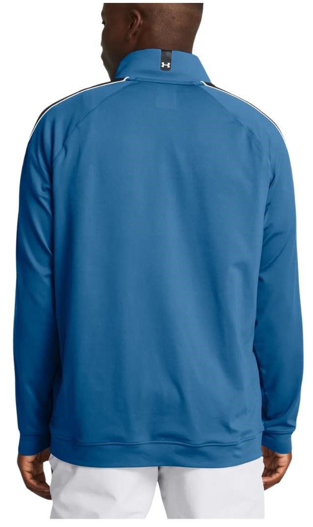 Under Armour Storm Midlayer 1/2 Zip felpa da uomo, photon blue/midnight navy/white
