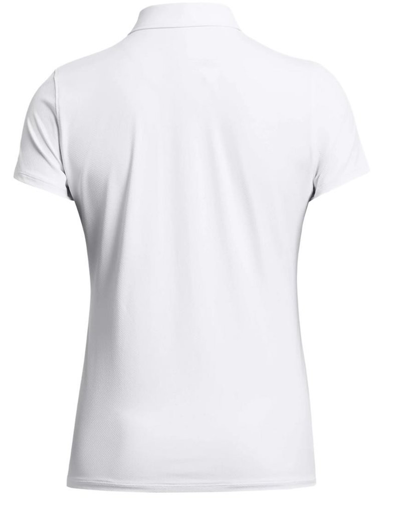 Under Armour Iso-Chill polo da donna, bianco/midnight navy