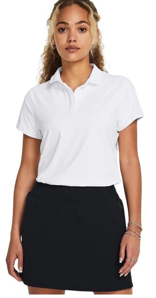 Under Armour Iso-Chill polo da donna, bianco/midnight navy