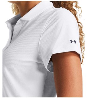 Under Armour Iso-Chill polo da donna, bianco/midnight navy