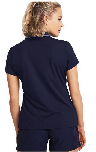 Under Armour Iso-Chill polo donna, midnight navy/starlight