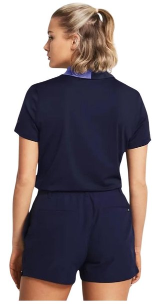 Under Armour Playoff Pitch polo da donna, midnight navy/starlight