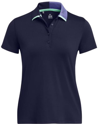 Under Armour Playoff Pitch polo da donna, midnight navy/starlight