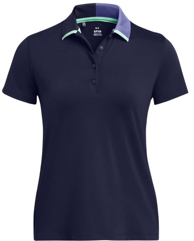 Under Armour Playoff Pitch polo da donna, midnight navy/starlight
