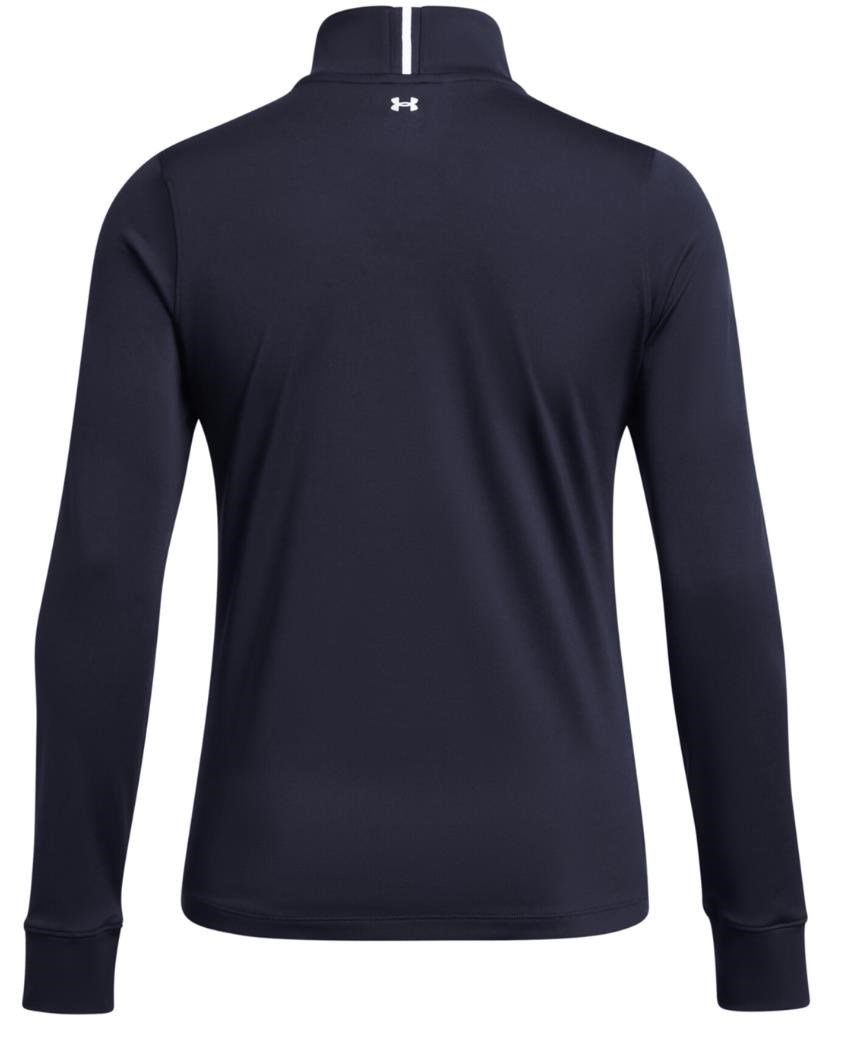 Under Armour Playoff 1/4 Zip felpa donna, midnight navy/white