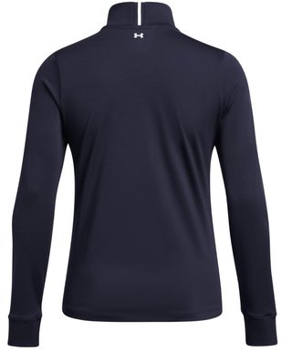 Under Armour Playoff 1/4 Zip felpa donna, midnight navy/white