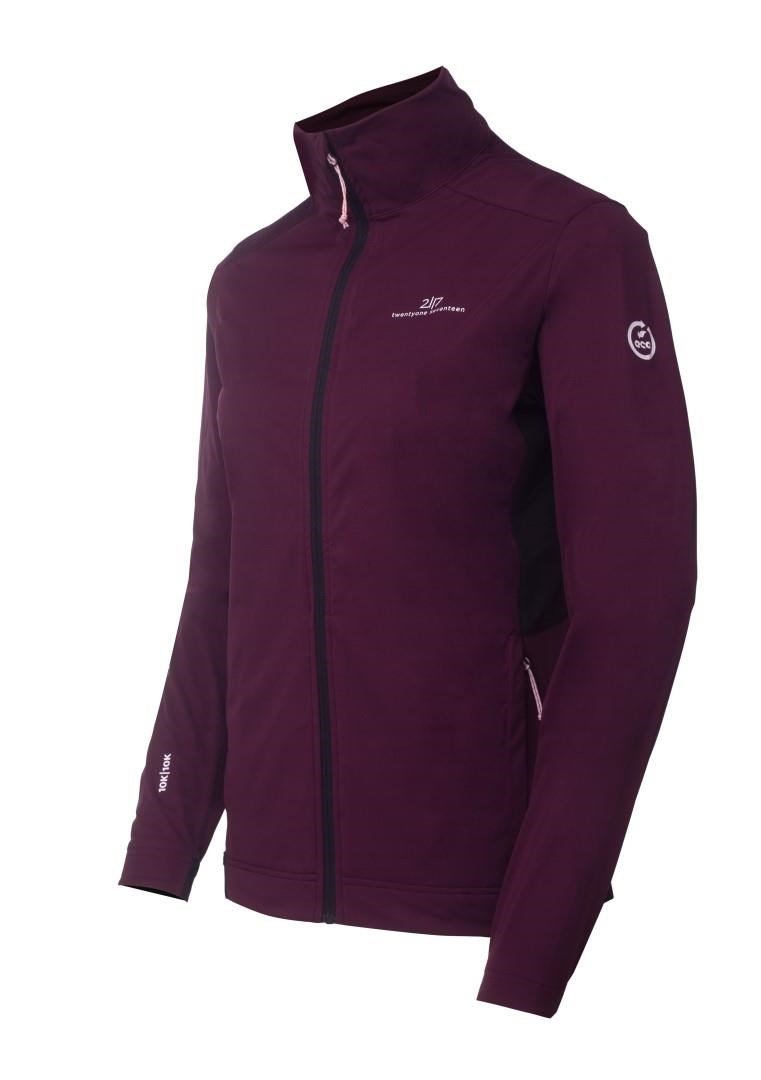 2117 of Sweden Torsvi giacca ibrida da donna, dark plum
