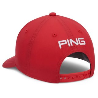 PING Unstructured cappellino da uomo, rosso pomodoro