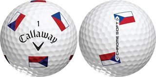 Callaway Chrome Soft Truvis Czech Flag palline da golf