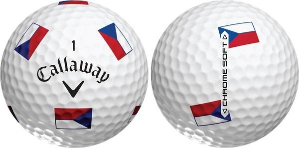 Callaway Chrome Soft Truvis Czech Flag palline da golf