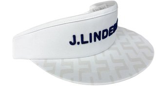 J.Lindeberg Viktor Print visiera da uomo, bianca