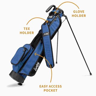 Sunday Golf Loma pencil bag, blu cobalto