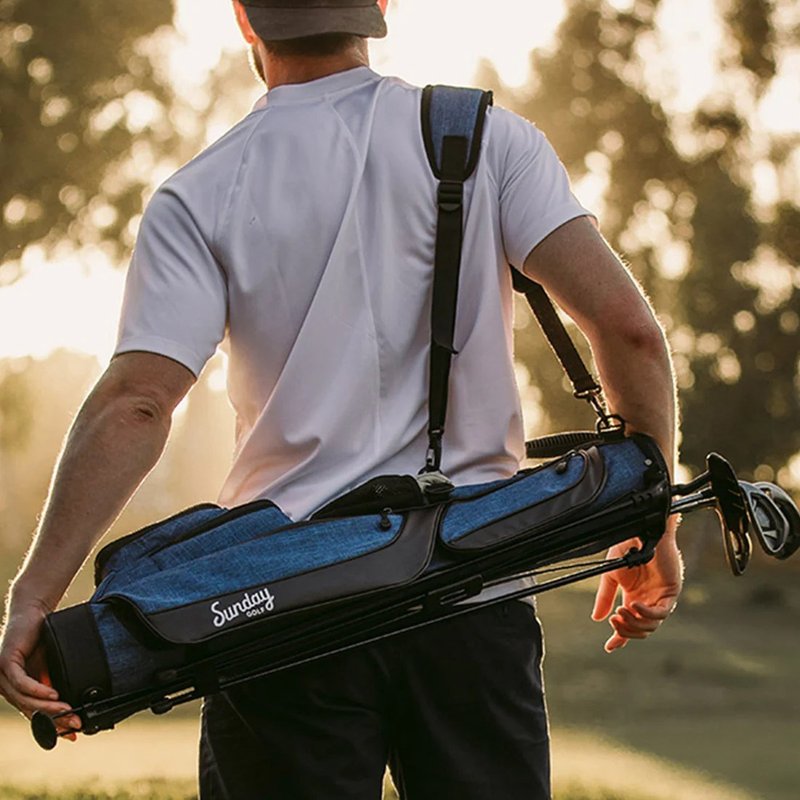 Sunday Golf Loma pencil bag, blu cobalto