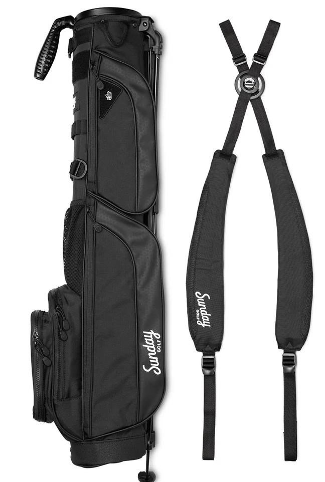 Sunday Golf Loma XL borsa da golf, nero opaco