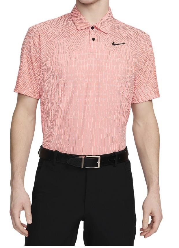 Nike Dri-Fit Tour ADV polo uomo, guava ice/madder root