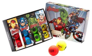 Volvik VIMAX MARVEL AVENGERS palline da golf, mix colours