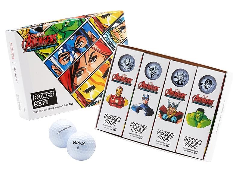 Volvik POWER Soft MARVEL AVENGERS palline da golf