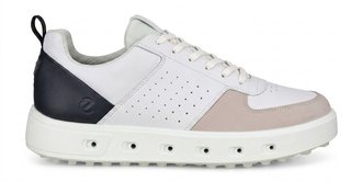 Ecco Street 720 scarpe da golf uomo, bianco/nero/ghiaia