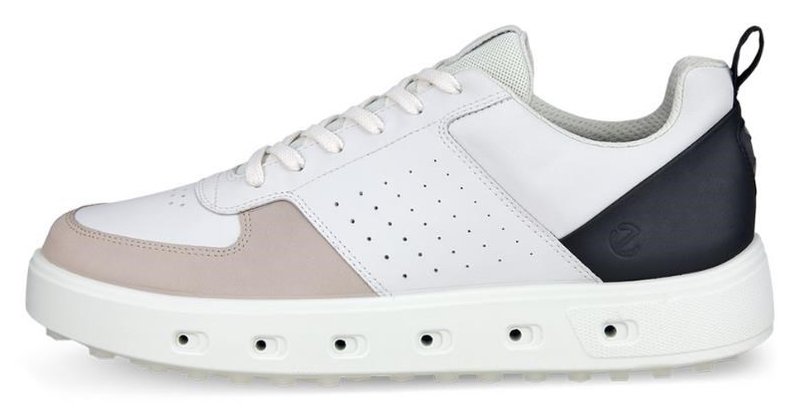Ecco Street 720 scarpe da golf uomo, bianco/nero/ghiaia