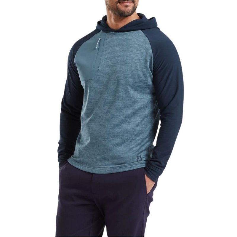 FootJoy ThermoSeries felpa con cappuccio da uomo, navy/slate