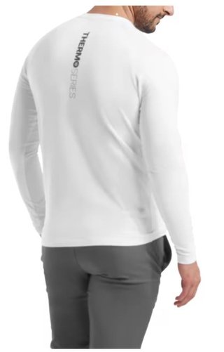 FootJoy ThermoSeries Fleece Baselayer top da uomo, bianco