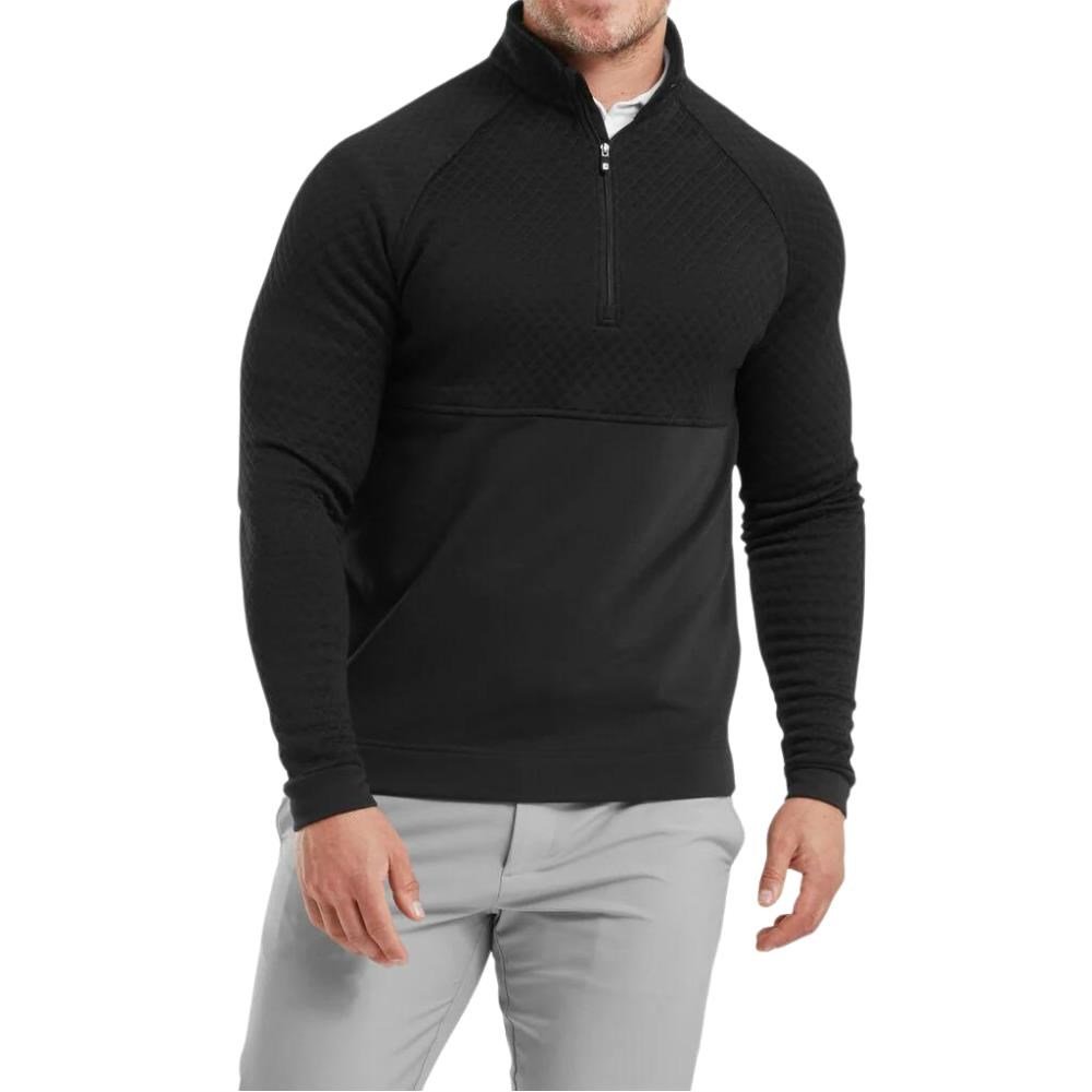 FootJoy Jacquard Thermal Chill-Out felpa uomo, nera