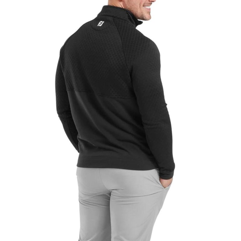 FootJoy Jacquard Thermal Chill-Out felpa uomo, nera