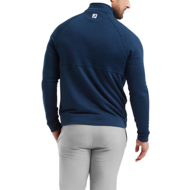 FootJoy Jacquard Thermal Chill-Out felpa uomo, navy