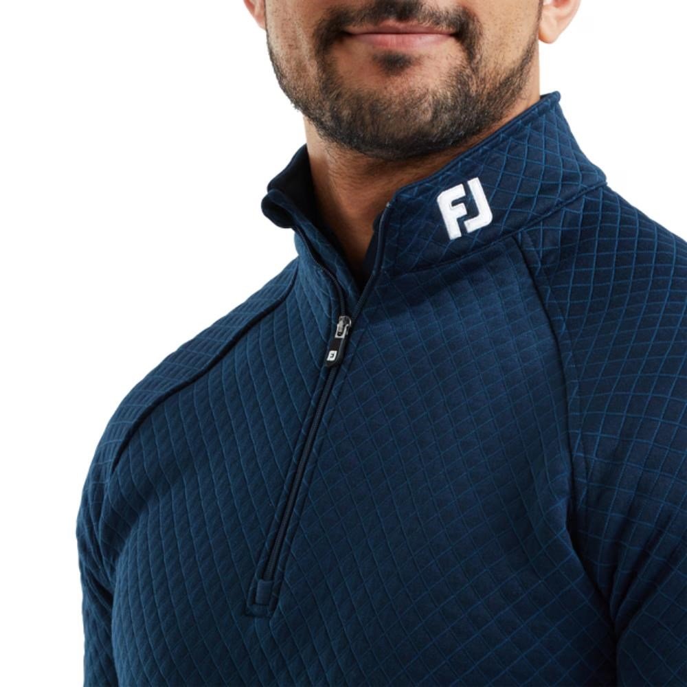 FootJoy Jacquard Thermal Chill-Out felpa uomo, navy