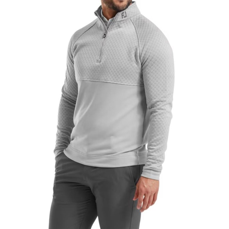 FootJoy Jacquard Thermal Chill-Out pullover da uomo, grigio