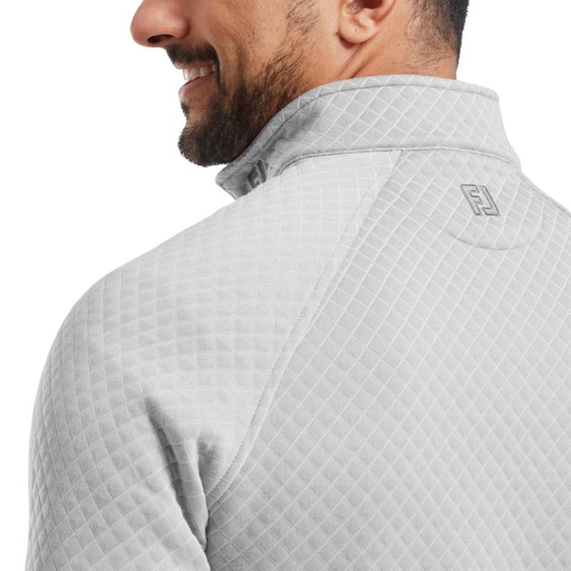 FootJoy Jacquard Thermal Chill-Out pullover da uomo, grigio