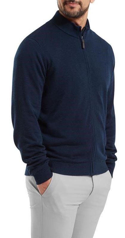 FootJoy Full-Zip Lined felpa da uomo, navy