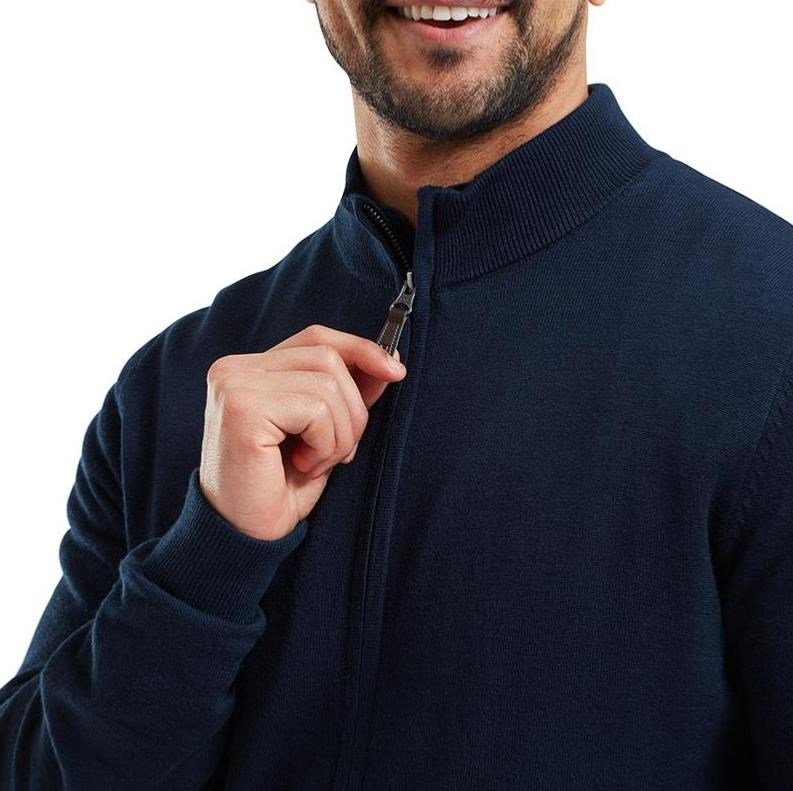 FootJoy Full-Zip Lined felpa da uomo, navy