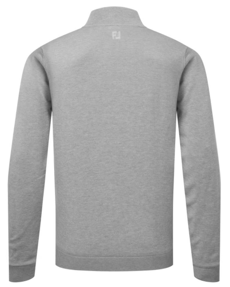 FootJoy Drirelease Full-Zip Lined maglione da uomo, grigio