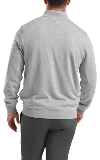 FootJoy Drirelease Full-Zip Lined maglione da uomo, grigio