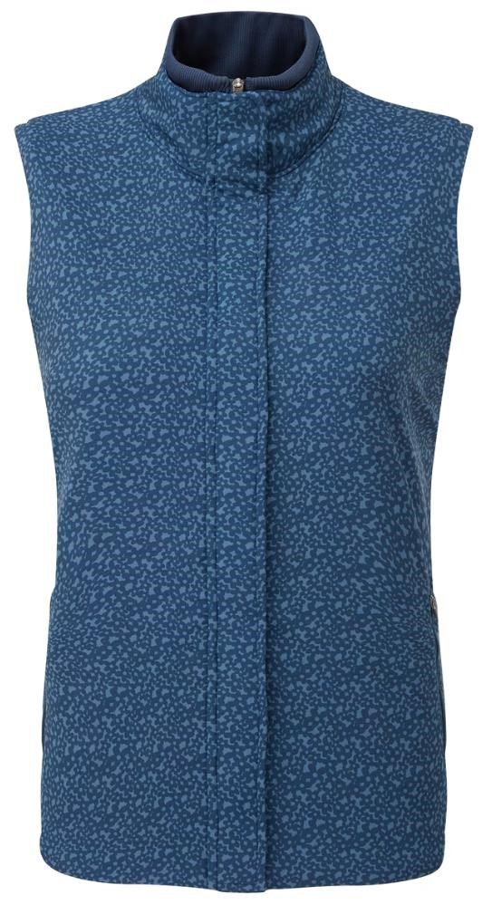 FootJoy ThermoSeries gilet da donna, floral tonal navy