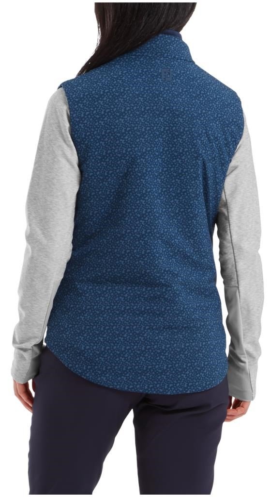 FootJoy ThermoSeries gilet da donna, floral tonal navy