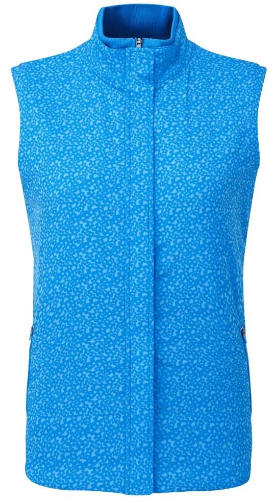 FootJoy ThermoSeries gilet donna, floral tonal blue