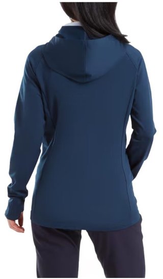 FootJoy ThermoSeries Hybrid felpa con cappuccio da donna, floral tonal navy